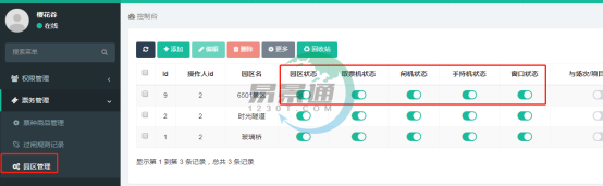 蓝冠注册景区票务系统：园区管理