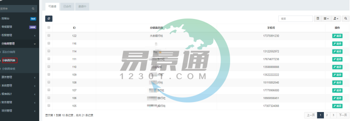 蓝冠注册景区分销系统